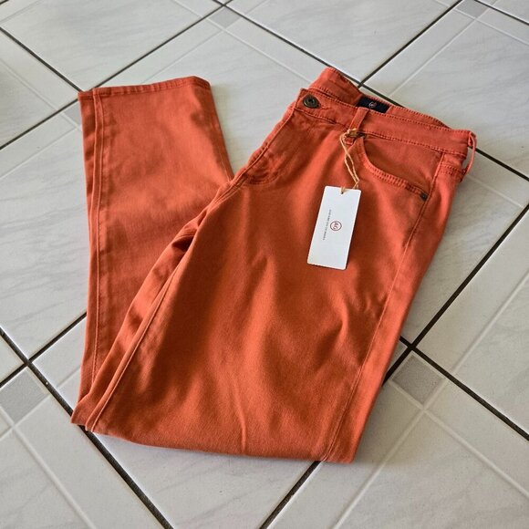 NWT Adriano Goldschmied Prima Cigarette Crop Jeans Sutter 28 - Picture 1 of 5